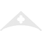 Ekena Millwork Pitch Turner Architectural Grade PVC Gable Pediment, 72"W x 33"H x 1"P (11/12) GPP072X033X100TUR - alternate 2